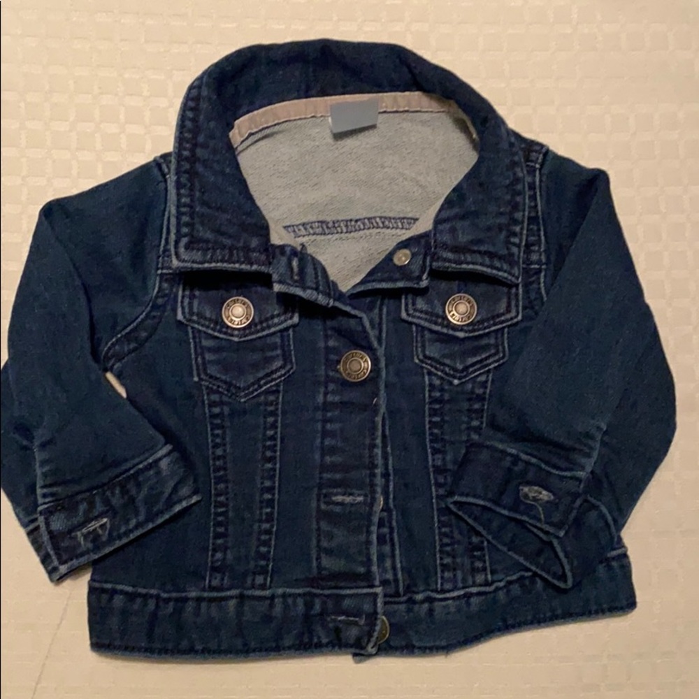 Gently used baby denim jacket
